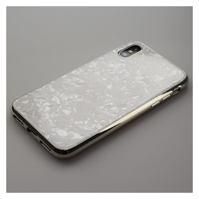 【iPhoneXS/X ケース】Glass Shell Case for iPhoneXS/X (White)サブ画像