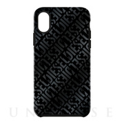 【iPhoneXR ケース】COMOLD CASE (Distressed Logo Pattern Black/Black Foil Double-IML)