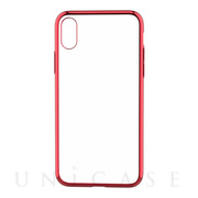 【iPhoneXS/X ケース】Glitter soft case (Red)