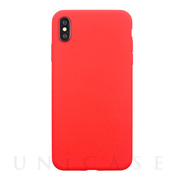 【iPhoneXS Max ケース】EXTRA SLIM SILICONE CASE (Red)