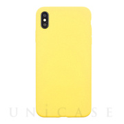 【iPhoneXS Max ケース】EXTRA SLIM SILICONE CASE (Yellow)