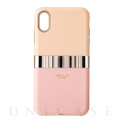 【iPhoneXS Max ケース】“Rel” Hybrid Shell Case (Pink)