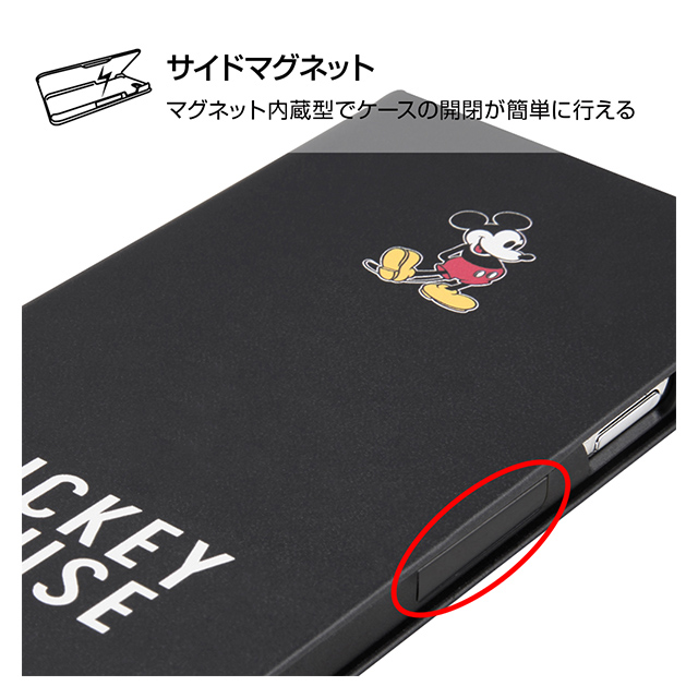 【iPhoneXR ケース】ディズニーキャラクター/手帳型アートケース マグネット スリム (ミッキーマウス_025)サブ画像