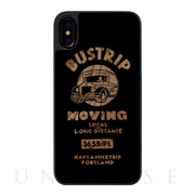 【iPhoneXS/X ケース】ウッドカービングケース (BUSTRIP MOVING)