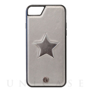 【iPhoneSE(第2世代)/8/7/6s/6 ケース】ONE STAR leatherケース (SV)