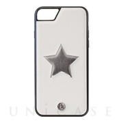 【iPhoneSE(第2世代)/8/7/6s/6 ケース】ONE STAR leatherケース (WH)