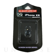 【iPhoneXR】背面カメラレンズ保護キャップ レンズガードプロテクター (ブラック)