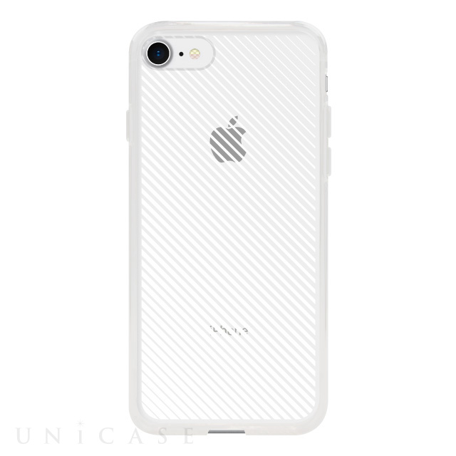 【アウトレット】【iPhoneSE(第3/2世代)/8/7 ケース】MONOCHROME CASE for iPhoneSE(第2世代)/8/7 (Slash Stripe White)