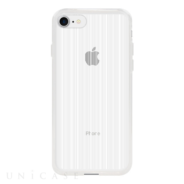 【アウトレット】【iPhoneSE(第3/2世代)/8/7 ケース】MONOCHROME CASE for iPhoneSE(第2世代)/8/7 (Thin Stripe White)