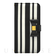 【アウトレット】【iPhone6s/6 ケース】Ribbon Diary Stripe Black for iPhone6s/6