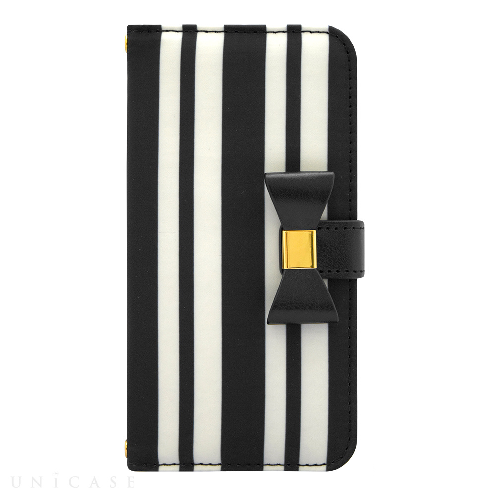 【アウトレット】【iPhone6s/6 ケース】Ribbon Diary Stripe Black for iPhone6s/6