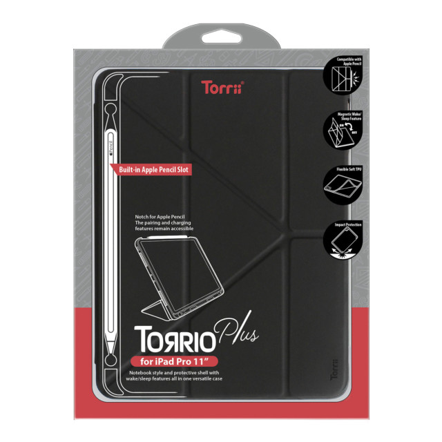 【iPad Pro(11inch)(第1世代) ケース】TORRIO Plus (Black)サブ画像