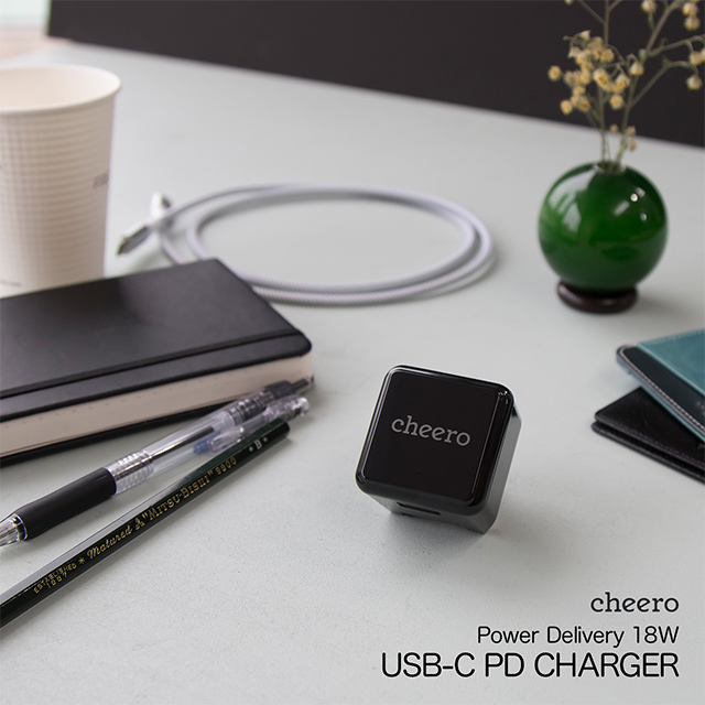 USB-C PD Charger 18W (ブラック)サブ画像
