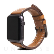 【Apple Watch バンド 44/42mm】Italian Temponata Leather (タン) for Apple Watch Series4/3/2/1