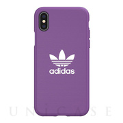 【iPhoneXS/X ケース】adicolor Moulded Case (active purple)