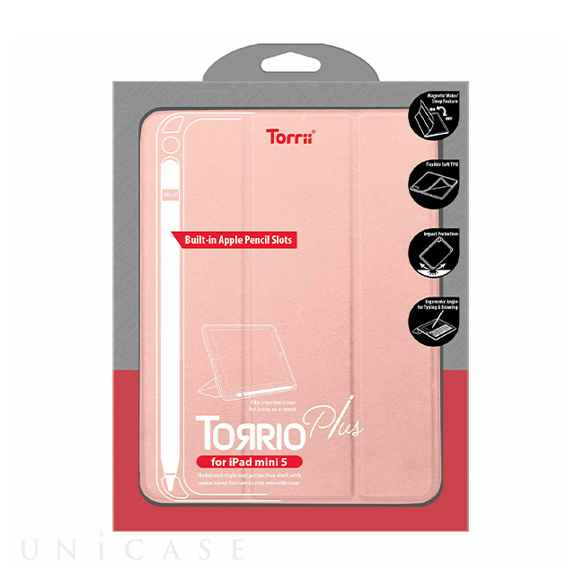 【iPad mini(第5世代) ケース】TORRIO Plus (ピンク)