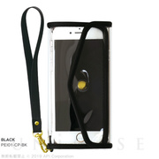 【iPhoneSE(第3/2世代)/8/7/6s/6 ケース】CLEAR POUCH (BLACK)