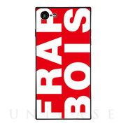 【iPhone8/7 ケース】FRAPBOIS スクエア型 ガラスケース (FRAPBOIS RED)