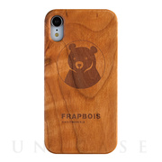 【iPhoneXR ケース】WOODケース (A Solid BEAR)