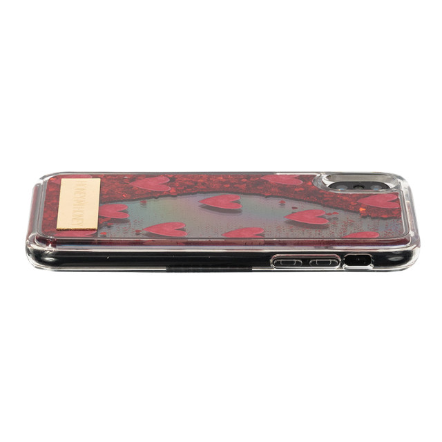 【iPhoneXS/X ケース】グリッターケース (glitter heart RED)サブ画像