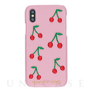 【iPhoneXS/X ケース】cherry iPhone case (PNK)