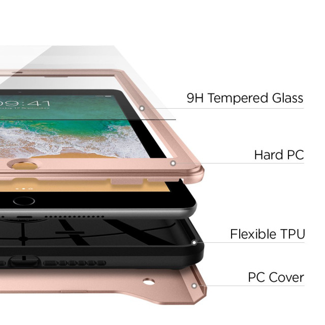 【iPad(9.7inch)(第5世代/第6世代) ケース】Tough Armor TECH (Rose Gold)サブ画像