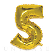 NUMBER BALLOON (GOLD5)
