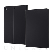 【iPad mini(第5世代) ケース】レザーケース スタンド機能付き (ブラック)