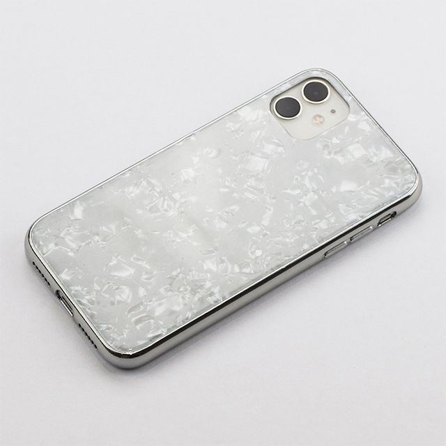 【iPhone11/XR ケース】Glass Shell Case for iPhone11 (white)サブ画像