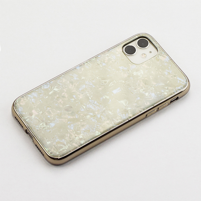 【iPhone11/XR ケース】Glass Shell Case for iPhone11 (gold)サブ画像