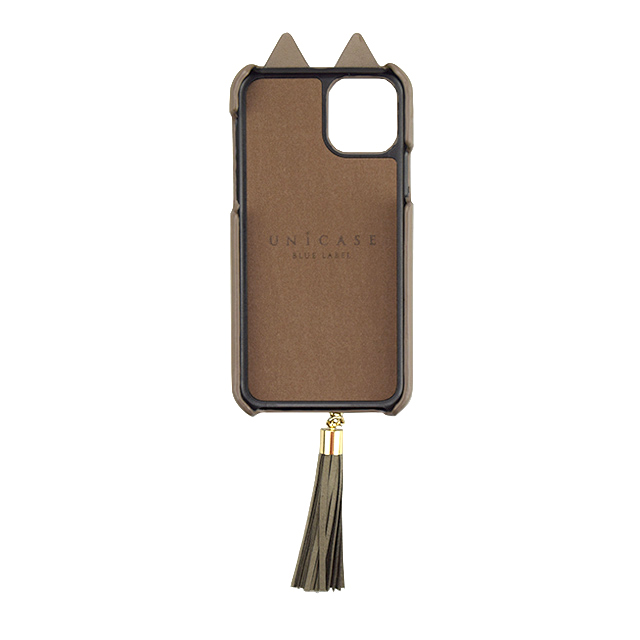 【iPhone11/XR ケース】Tassel Tail Cat Case for iPhone11 (gray)サブ画像
