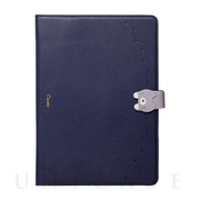 【iPad(9.7inch)(第6世代) ケース】手帳型ケース Cocotte (Navy)