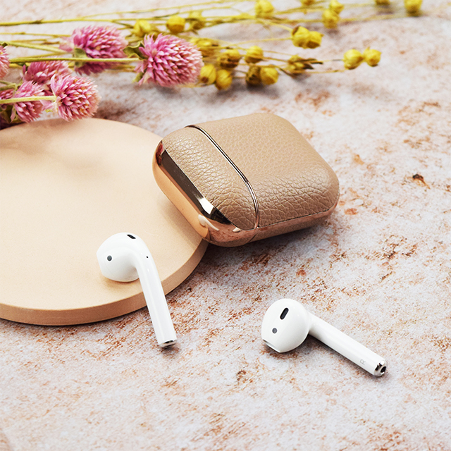 【AirPods(第2/1世代) ケース】AirPods Case（white leather）サブ画像