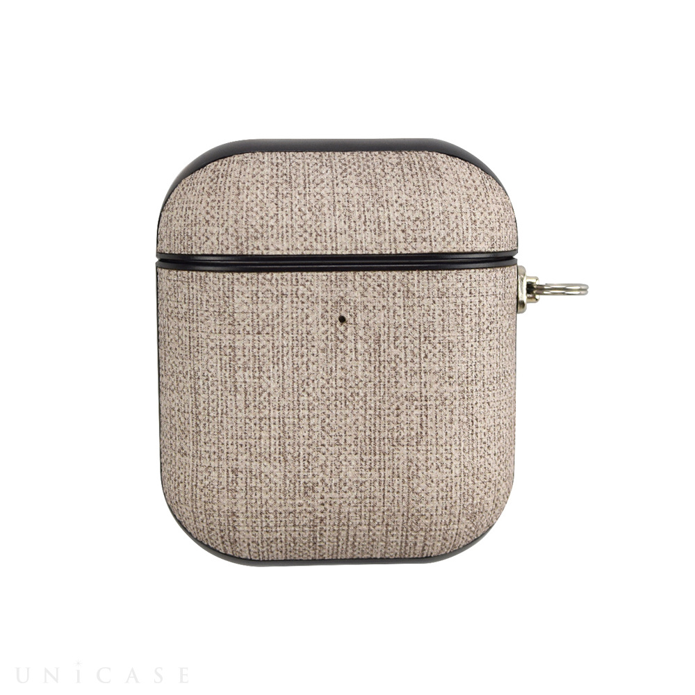 【AirPods ケース】AirPods Case（brown fabric）