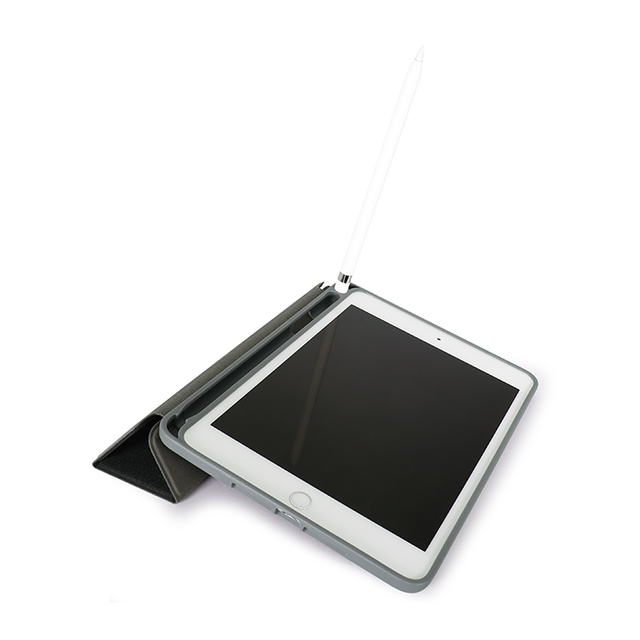 【iPad mini(第5世代) ケース】Apple Pencil収納用ペンホルダー付きケース (ネイビー)サブ画像