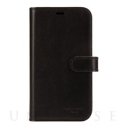 【iPhone11 Pro ケース】LEATHER WALLET CASE (MIDNIGHT BLACK) Leather Folio