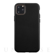 【iPhone11 Pro Max ケース】100% ECO LEATHER/ECO BACK SHELL CASE (Black)