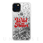 【iPhone11 Pro ケース】Wild at Heart [Red] / Glitter / Silver