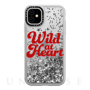 【iPhone11 ケース】Wild at Heart [Red] / Glitter / Silver
