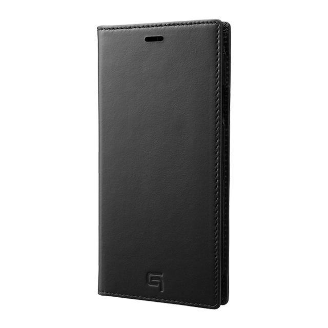 【iPhone11 Pro Max/XS Max ケース】Genuine Leather Book Case (Black)サブ画像