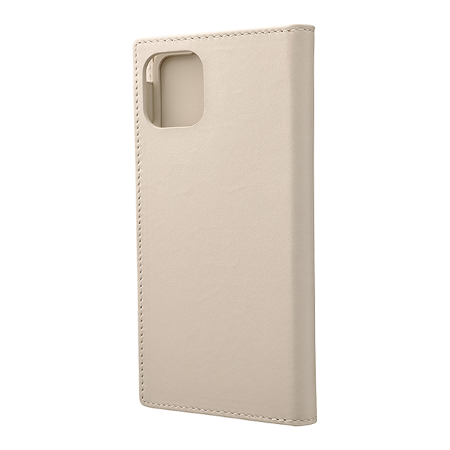 【iPhone11 Pro Max/XS Max ケース】Genuine Leather Book Case (Ivory)サブ画像