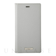 【iPhone11/XR ケース】“EURO Passione” PU Leather Book Case (Gray)