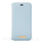 【iPhone11/XR ケース】“Shrink” PU Leather Book Case (Light Blue)