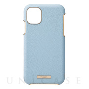 【iPhone11/XR ケース】“Shrink” PU Leather Shell Case (Light Blue)