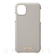 【iPhone11 Pro Max ケース】“Shrink” PU Leather Shell Case (Greige)