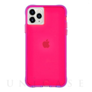 【iPhone11 Pro ケース】Tough Neon (Pink/Purple)