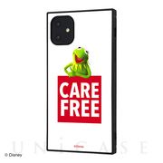 【iPhone11 ケース】マペッツ/Care free_1/耐衝撃ハイブリッドケース KAKU (カーミット/Care free_1)