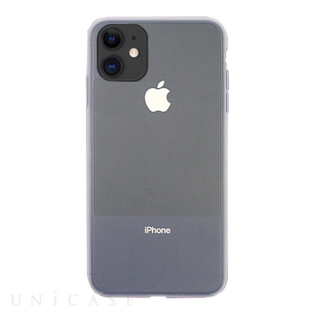 【iPhone11 ケース】CONTRAST SILICON (Clear)