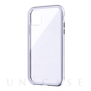 【iPhone11 ケース】SHELL GLASS Aluminum (シルバー)