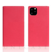 【iPhone11 Pro ケース】Full Grain Leather Case (Pink Rose)